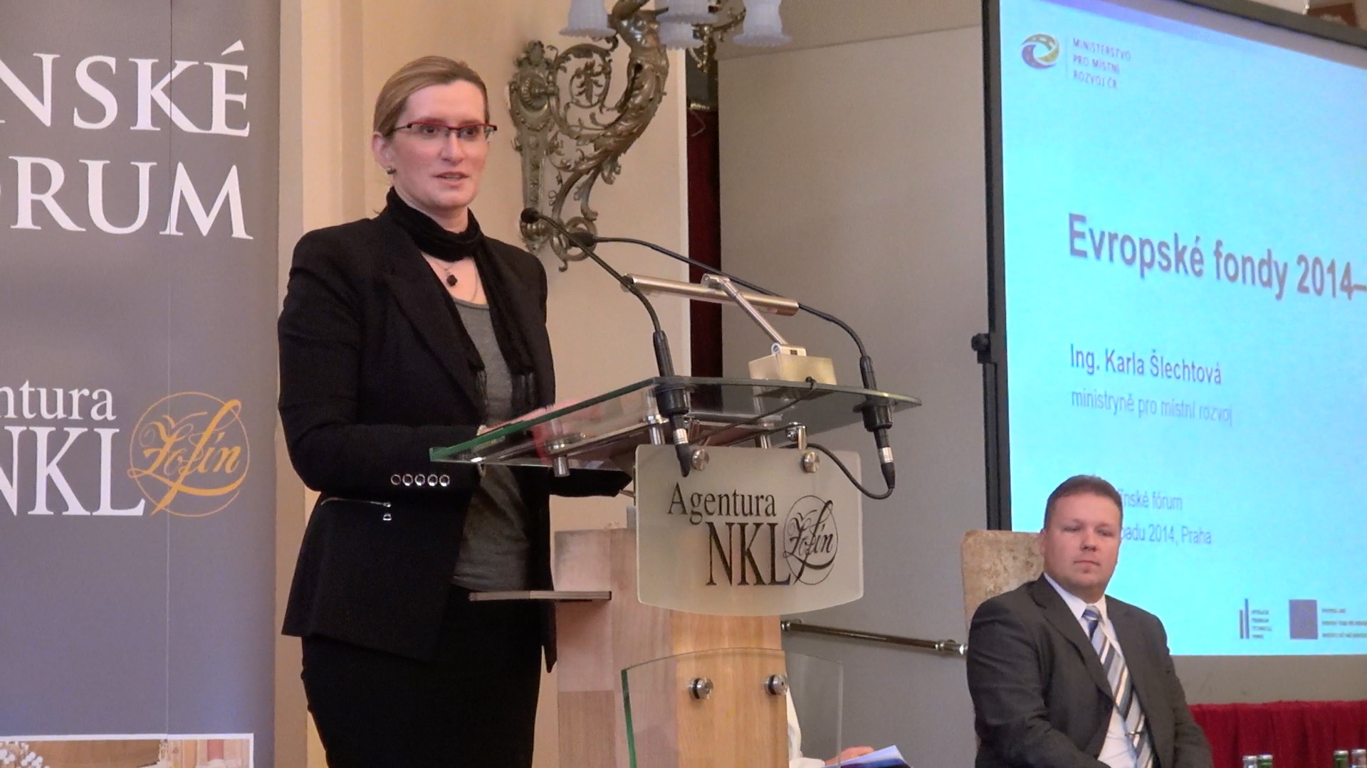 Ministryně Karla Šlechtová na Žofínském fóru 2014: Chceme, aby si každý mohl napsat žádost o dotaci 