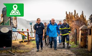 Pomáháme minimalizovat dopady ničivého požáru Českého Švýcarska na cestovní ruch