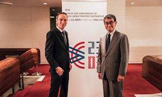 Spojuje nás vize digitálního státu, shodli se v Tokiu vicepremiér Bartoš s japonským ministrem pro digitalizaci 