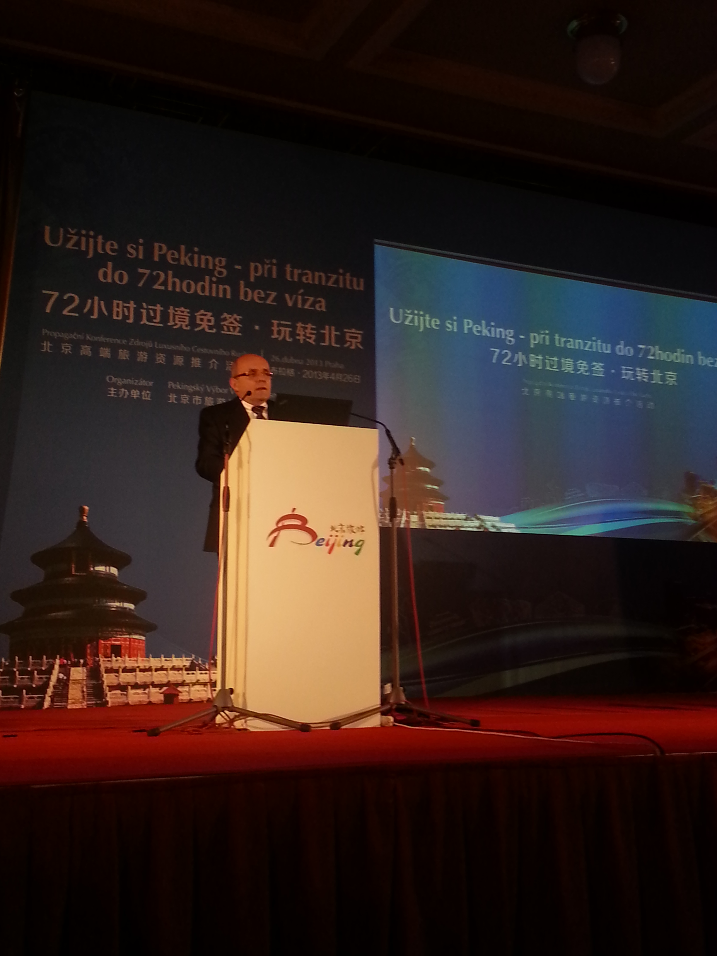 Ministr Jankovský podpořil česko čínskou spolupráci v oblasti cestovního ruchu
